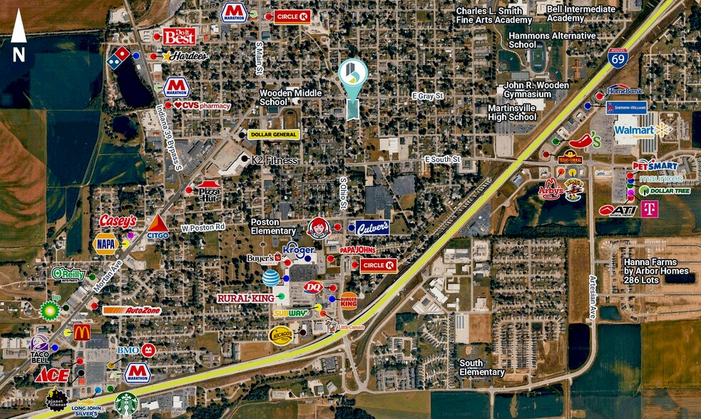 Primary Photo Of 801 S Ohio St, Martinsville Land For Sale