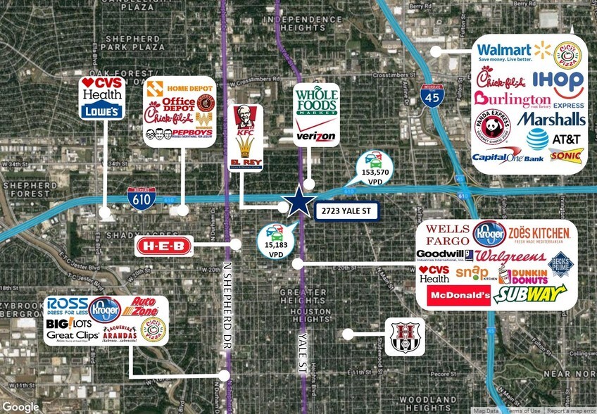 More Photos Of 2723 Yale St, Houston Storefront Retail Office For Lease