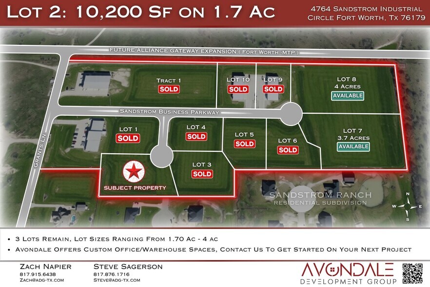 More Photos Of 4764 Sandstrom Industrial Circle, Fort Worth Flex For Sale