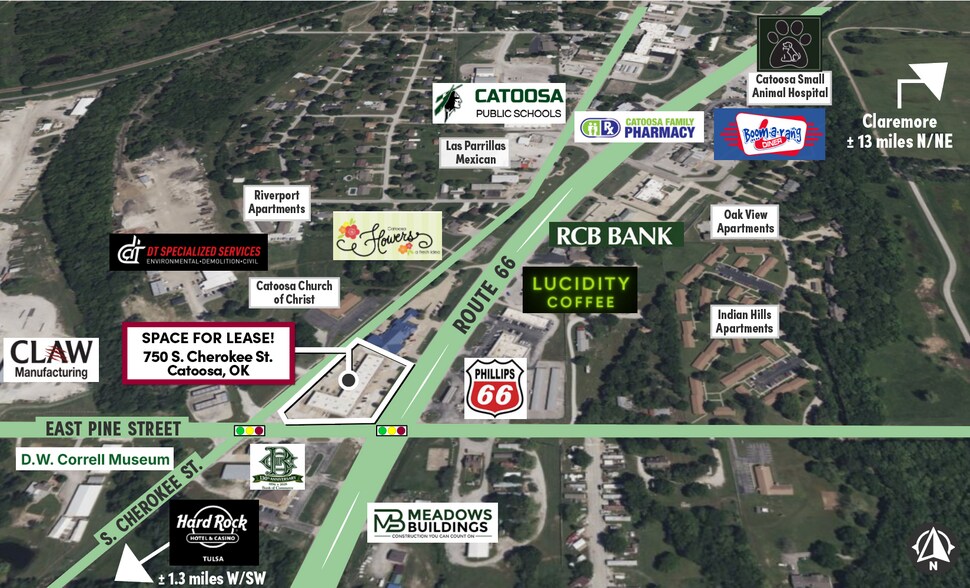 More Photos Of 750 S Cherokee St, Catoosa Unknown For Lease