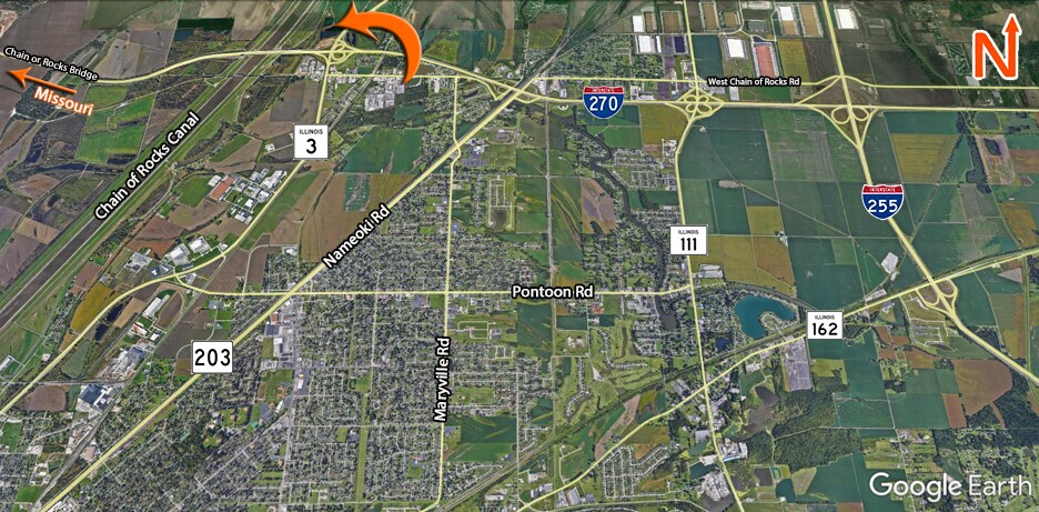 More Photos Of Route 3 and I-270, Granite City Land For Sale