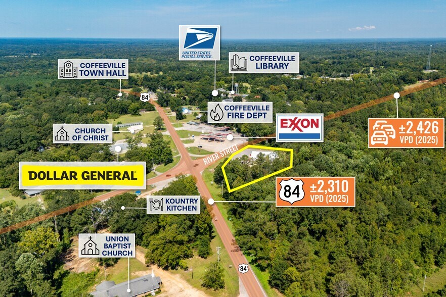 More Photos Of 365 River St E, Coffeeville Freestanding For Lease