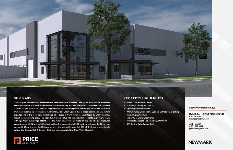 More Photos Of 1000 North & I-15, Tremonton Distribution For Lease