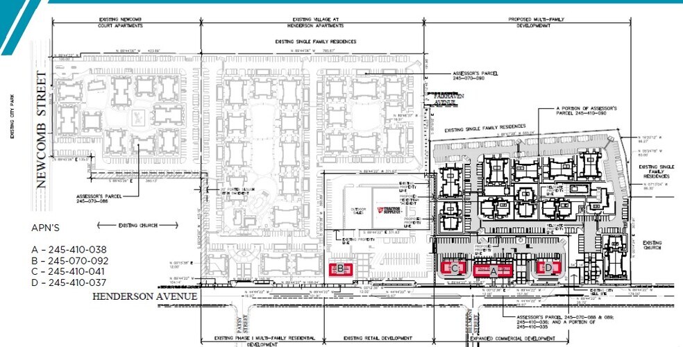 More Photos Of SWQ Henderson & Newcomb St, Porterville Fast Food For Lease