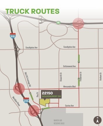 More Photos Of 22150 Goldencrest Dr, Moreno Valley Distribution For Lease