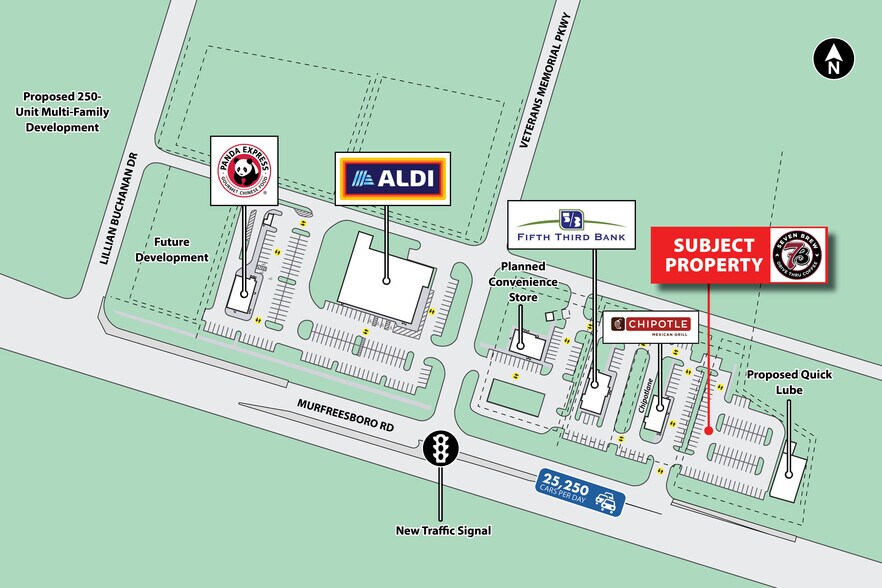 More Photos Of 5355 Murfreesboro Rd, La Vergne General Retail For Sale