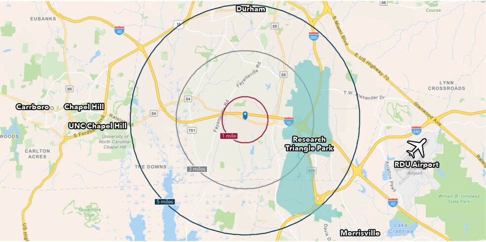 More Photos Of 1004 North Carolina 54 Hwy, Durham Land For Sale