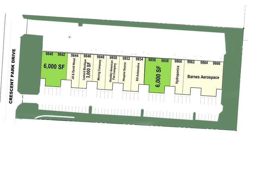 More Photos Of 9840-9866 Crescent Park Dr, West Chester Light Manufacturing For Lease
