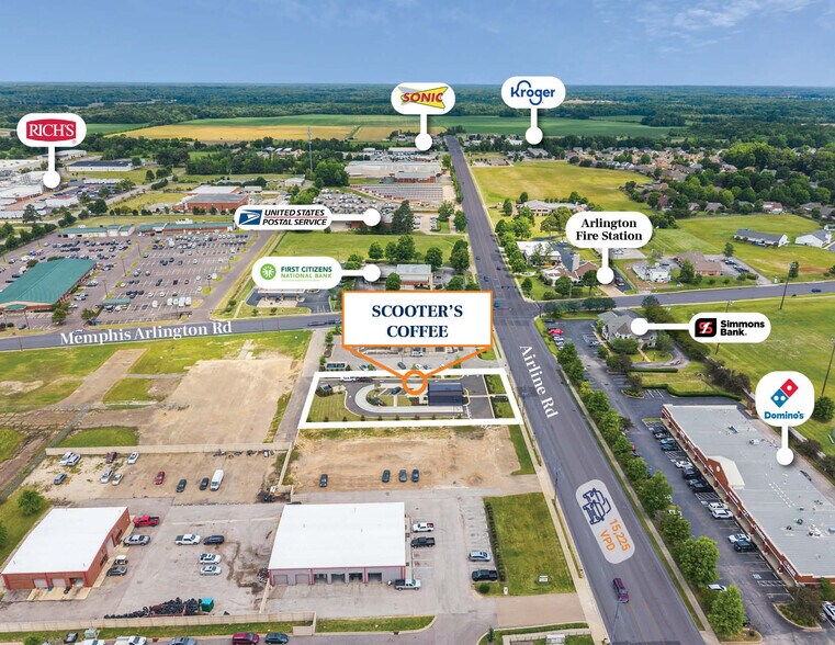 More Photos Of 5791 Airline Rd, Arlington Fast Food For Sale