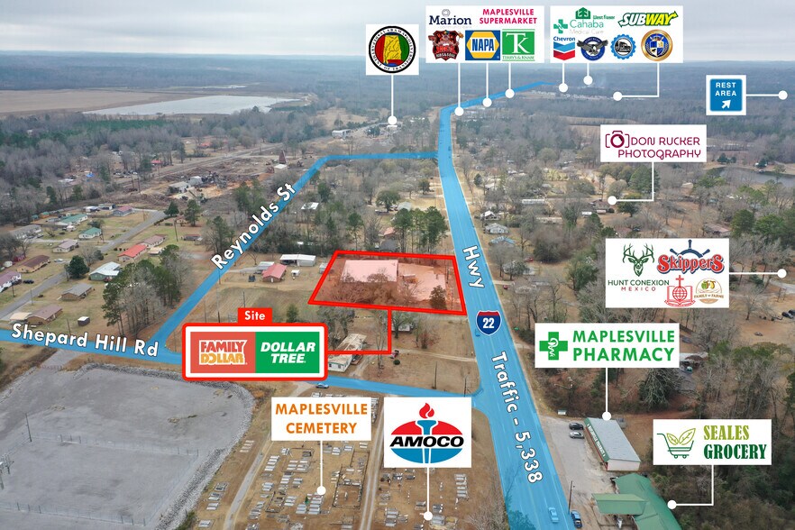 More Photos Of 8996 AL Highway 22, Maplesville Convenience Store For Sale
