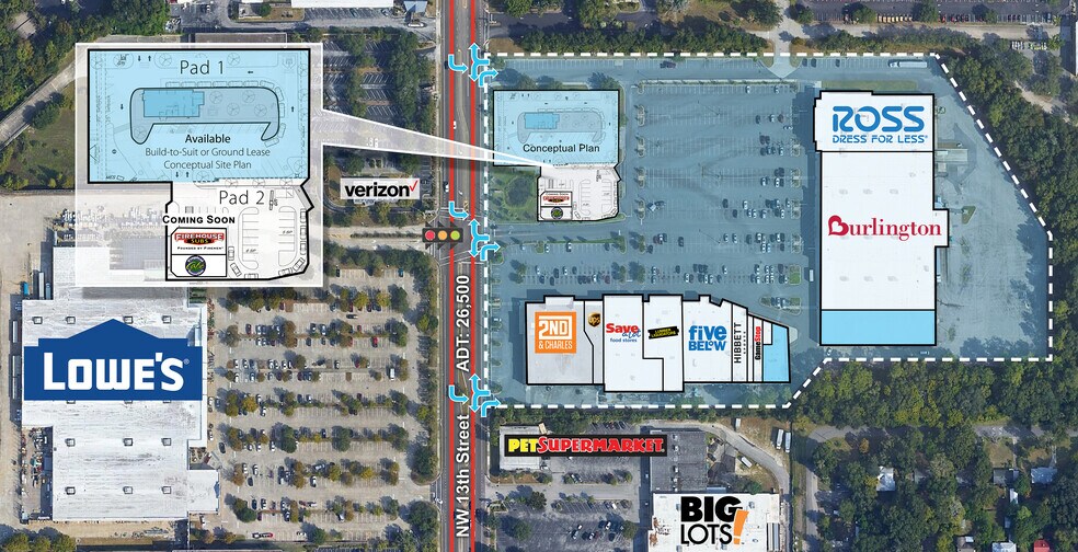 More Photos Of 2601-2659 NW 13th St, Gainesville Unknown For Lease