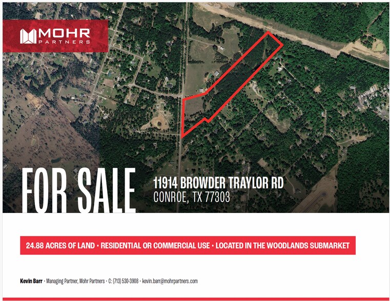 Primary Photo Of 11914 Browder Traylor Road, Conroe Land For Sale