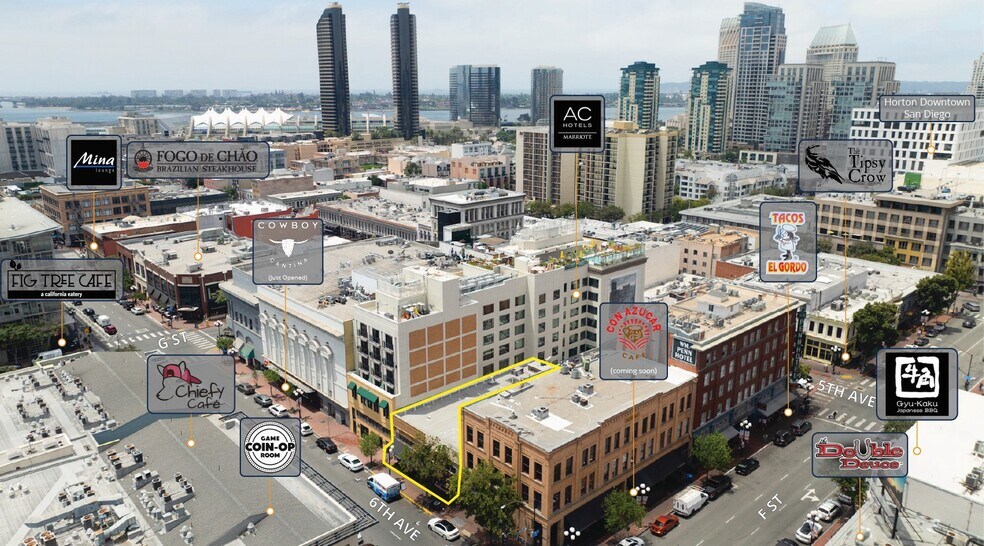 Primary Photo Of 748-752 6th Ave, San Diego Storefront Retail Office For Sale
