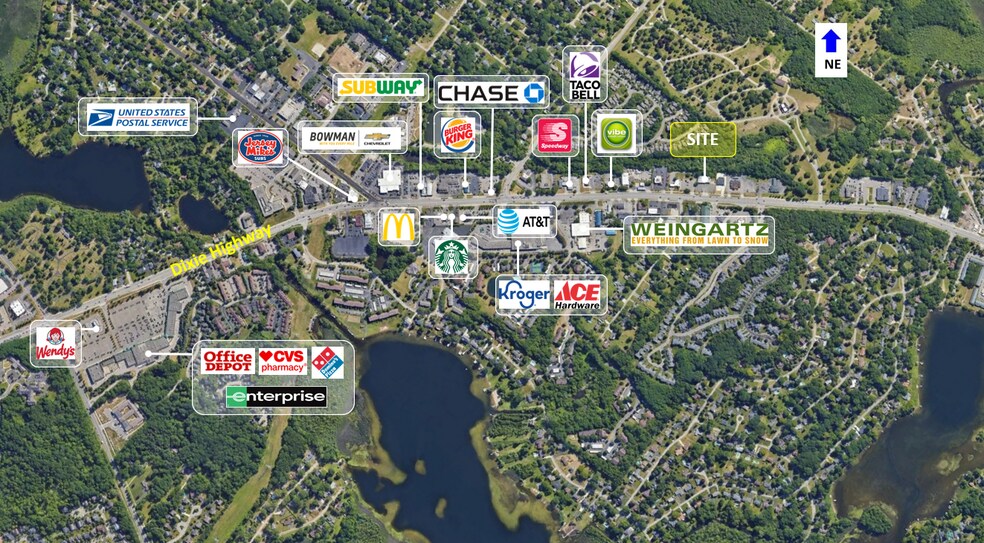 More Photos Of 6460 Dixie Hwy, Clarkston Freestanding For Lease