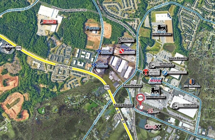 More Photos Of 23 Old Mill Rd, Greenville Warehouse For Lease