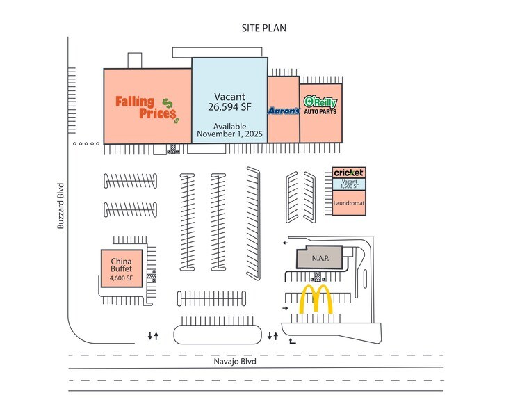 Primary Photo Of 1501-1531 Navajo Blvd, Holbrook Storefront For Lease