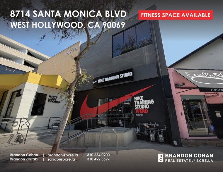 Primary Photo Of 8714 Santa Monica Blvd, West Hollywood Storefront Retail Office For Lease