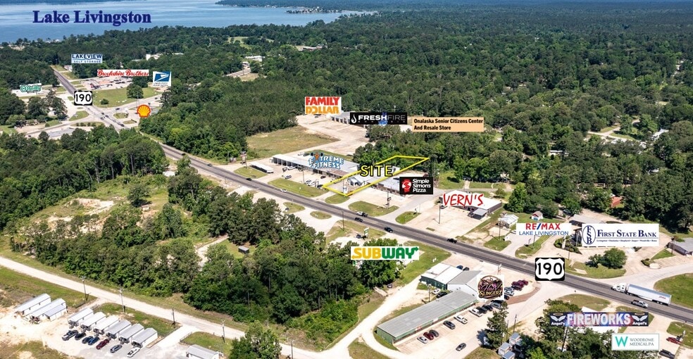 Primary Photo Of 14310 US-190, Onalaska General Retail For Sale