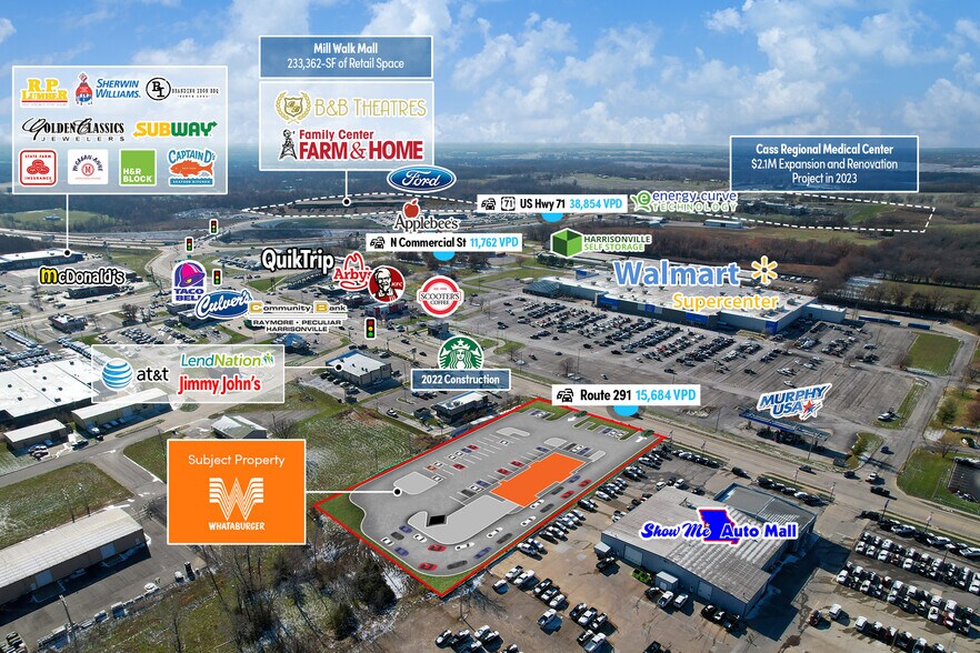 1705 N State Route 291, Harrisonville, MO 64701 Fast Food For Sale