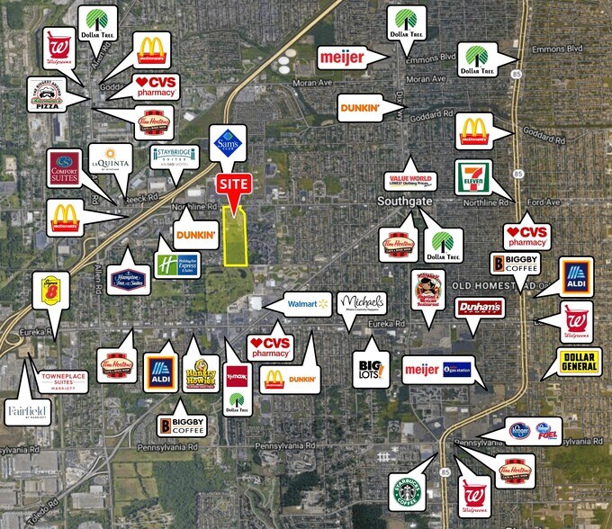 More Photos Of 15601 Northline Rd, Southgate Land For Sale