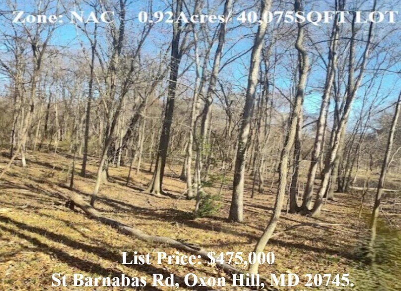 More Photos Of Saint Barnabas rd, Oxon Hill Land For Sale
