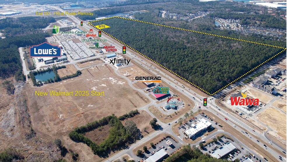 More Photos Of Pooler Parkway, Pooler Land For Lease