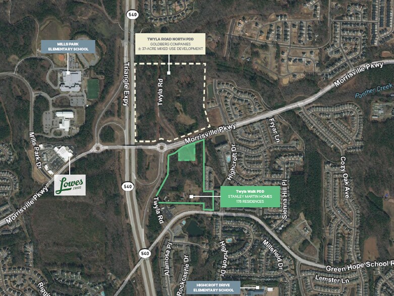 Primary Photo Of Morrisville @ Twyla Road, Cary Land For Sale