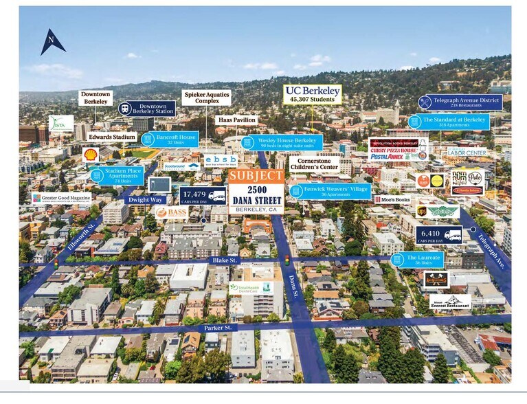 More Photos Of 2500 Dana St, Berkeley Apartments For Sale