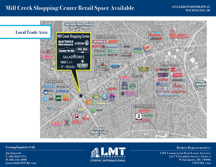More Photos Of 4511-4577 Kirkwood Hwy, Wilmington Freestanding For Lease