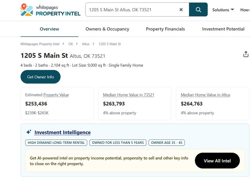 Primary Photo Of 1205 S Main St, Altus Manufactured Housing Mobile Home Park For Sale