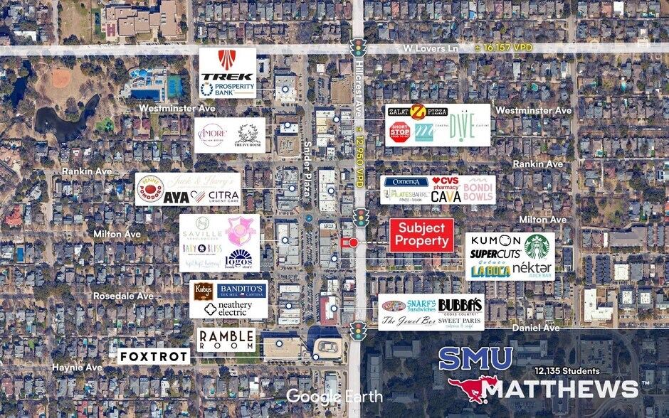 More Photos Of 6719 Hillcrest Ave, Dallas Storefront For Lease