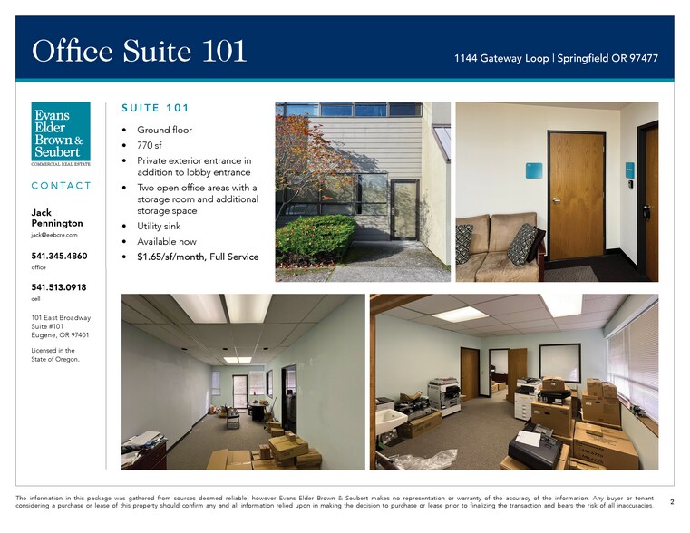 More Photos Of 1144 Gateway Loop, Springfield Office For Lease
