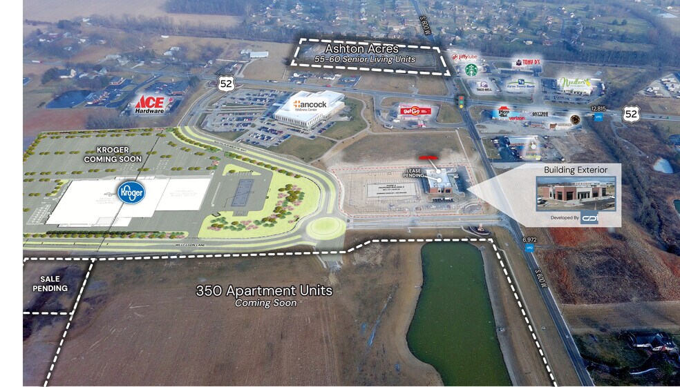 More Photos Of 6073 W US Highway 52, New Palestine Storefront For Lease