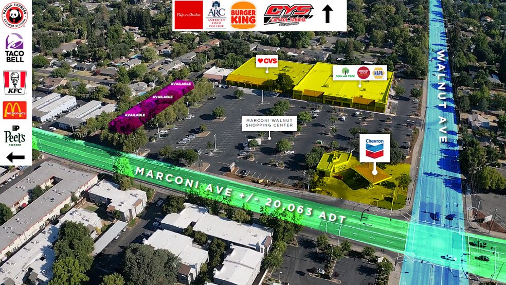 More Photos Of 4949-4955 Marconi Ave, Carmichael Unknown For Lease