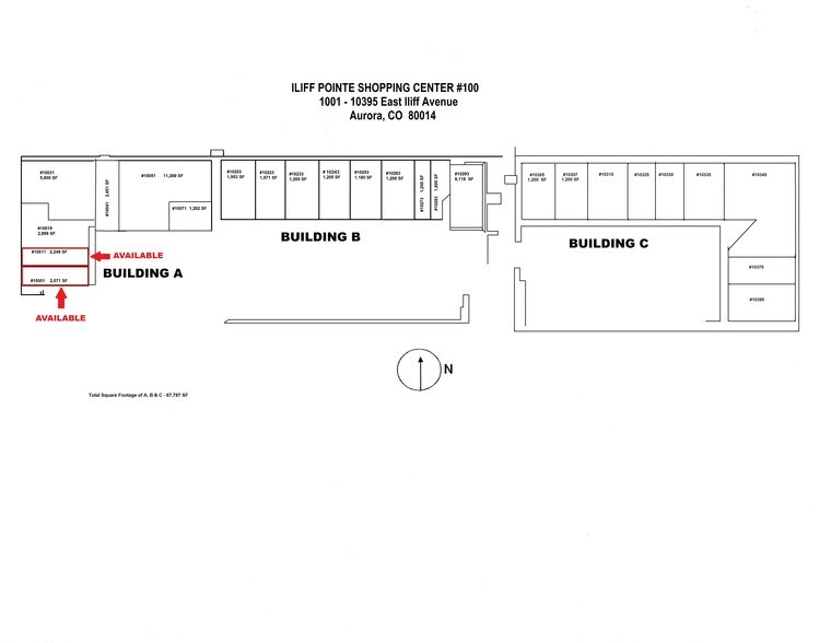 More Photos Of 10001-10395 E Iliff Ave, Aurora General Retail For Lease