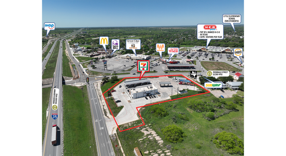 More Photos Of 19525 McDonald st, Lytle Convenience Store For Sale