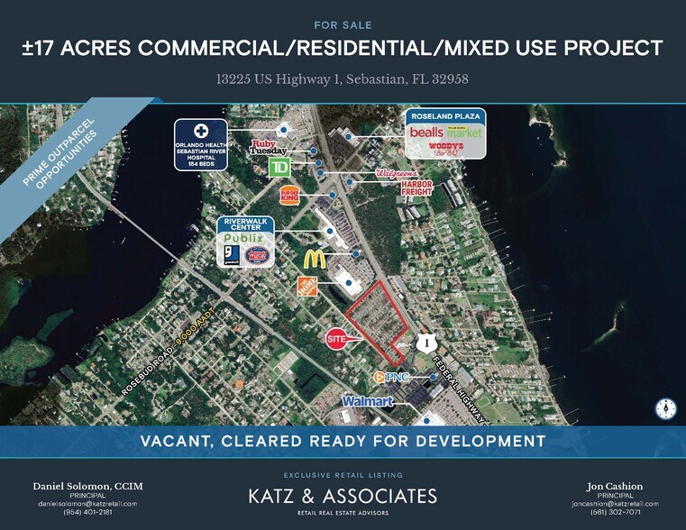 Primary Photo Of 13225-13228 US Highway 1, Sebastian Land For Sale