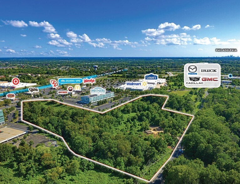 More Photos Of Intersection of Old Lincoln Hwy & Horizon Blvd, Bensalem Land For Sale