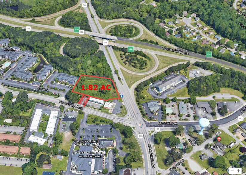 More Photos Of 512 N Battlefield Blvd, Chesapeake Land For Lease