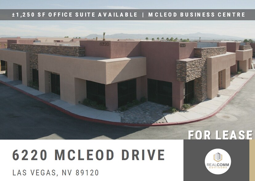 Primary Photo Of 6220 McLeod Dr, Las Vegas Office For Lease