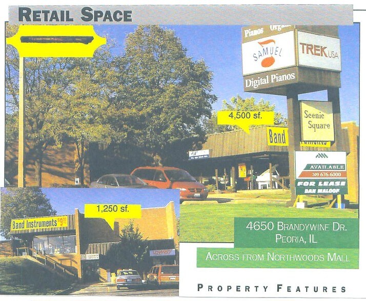 More Photos Of 4640-4650 Brandywine Dr, Peoria General Retail For Lease