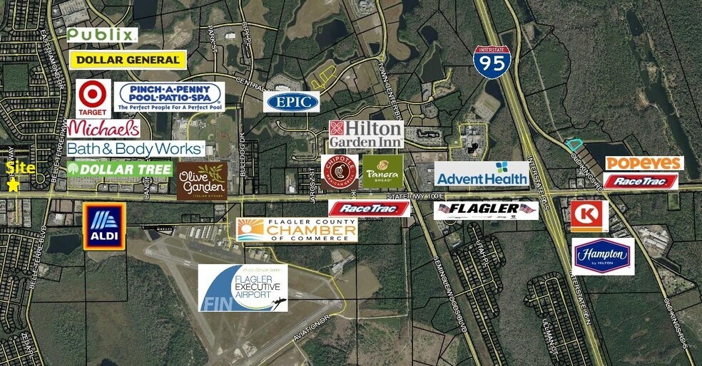 More Photos Of 4720 E Moody Blvd, Bunnell Freestanding For Sale