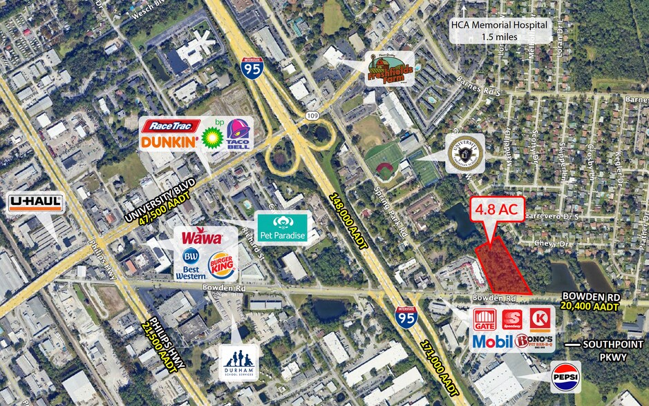 Primary Photo Of Bowden Rd & Spring Park Rd, Jacksonville Land For Sale