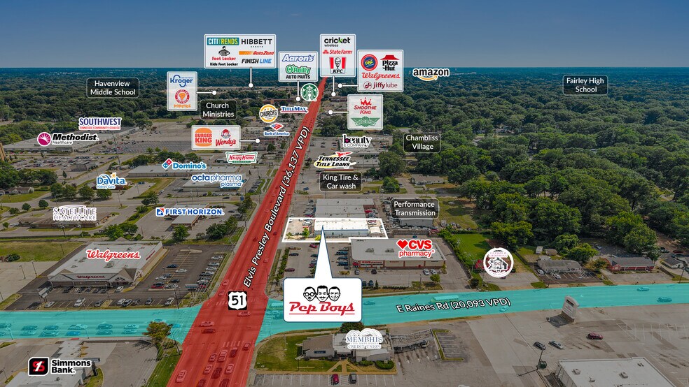 More Photos Of 4177 Elvis Presley Blvd, Memphis Auto Repair For Lease
