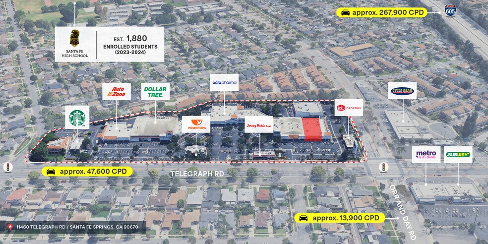 More Photos Of 11452-11570 Telegraph Rd, Santa Fe Springs General Retail For Lease