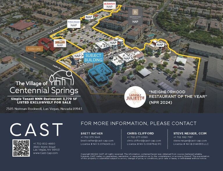 More Photos Of 7585 Norman Rockwell Ln, Las Vegas Restaurant For Sale