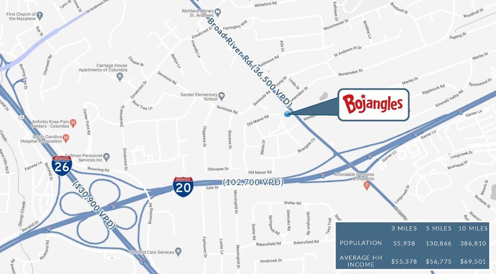 More Photos Of 2423 Broad River Rd, Columbia Fast Food For Sale