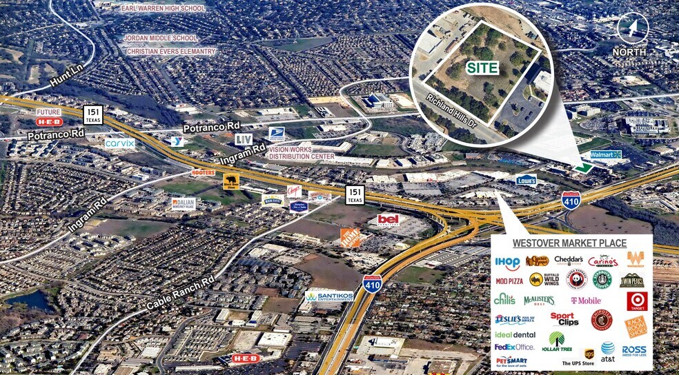 More Photos Of Richland Hills Drive & Loop 410, San Antonio Land For Sale