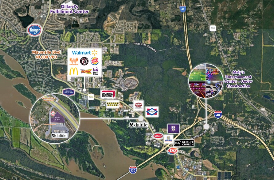 More Photos Of 9400 Maumelle Blvd, Maumelle Land For Sale