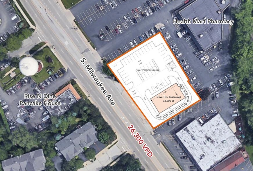 Primary Photo Of 115-119 S Milwaukee Ave, Wheeling Land For Lease